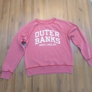 American Eagle XXS Outer Banks Pink Sweatshirt
